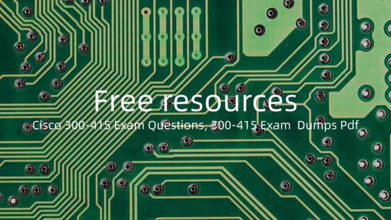 Gateway to Sure Success | Free Cisco 300-415 Exam Sns-Brigh10